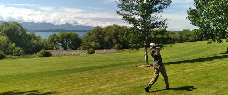 Golf on Flathead Lake. Flathead Lake Vacation Guide